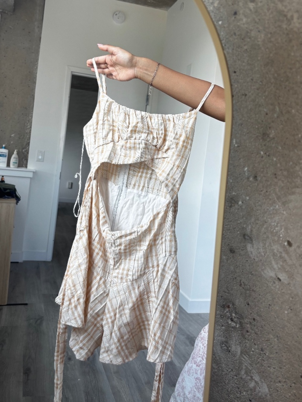 Plaid romper - Picture 1 of 3
